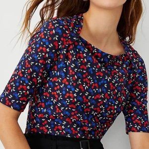 Ann Taylor Envelope Neck Blouse